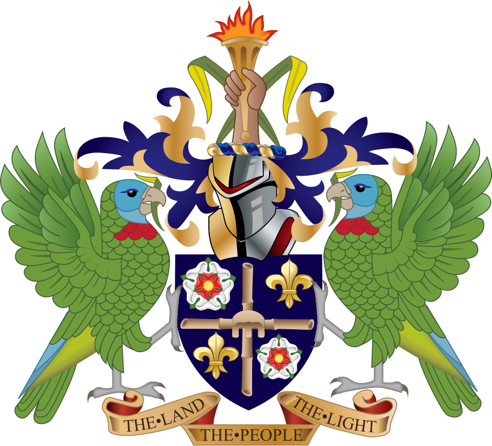 Coat of arms of St Lucia