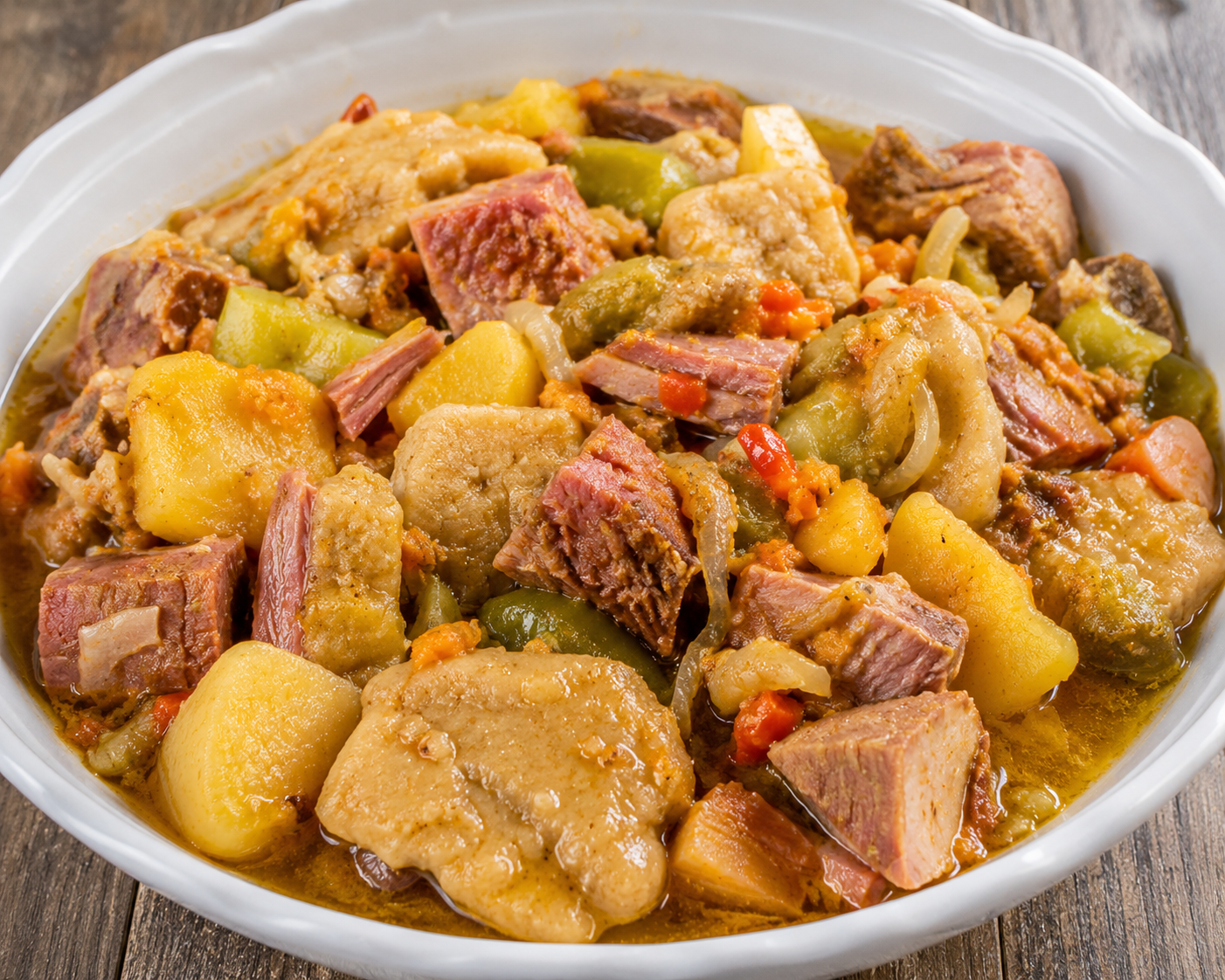 Oil Down, the national dish of Grenada (illustrative)