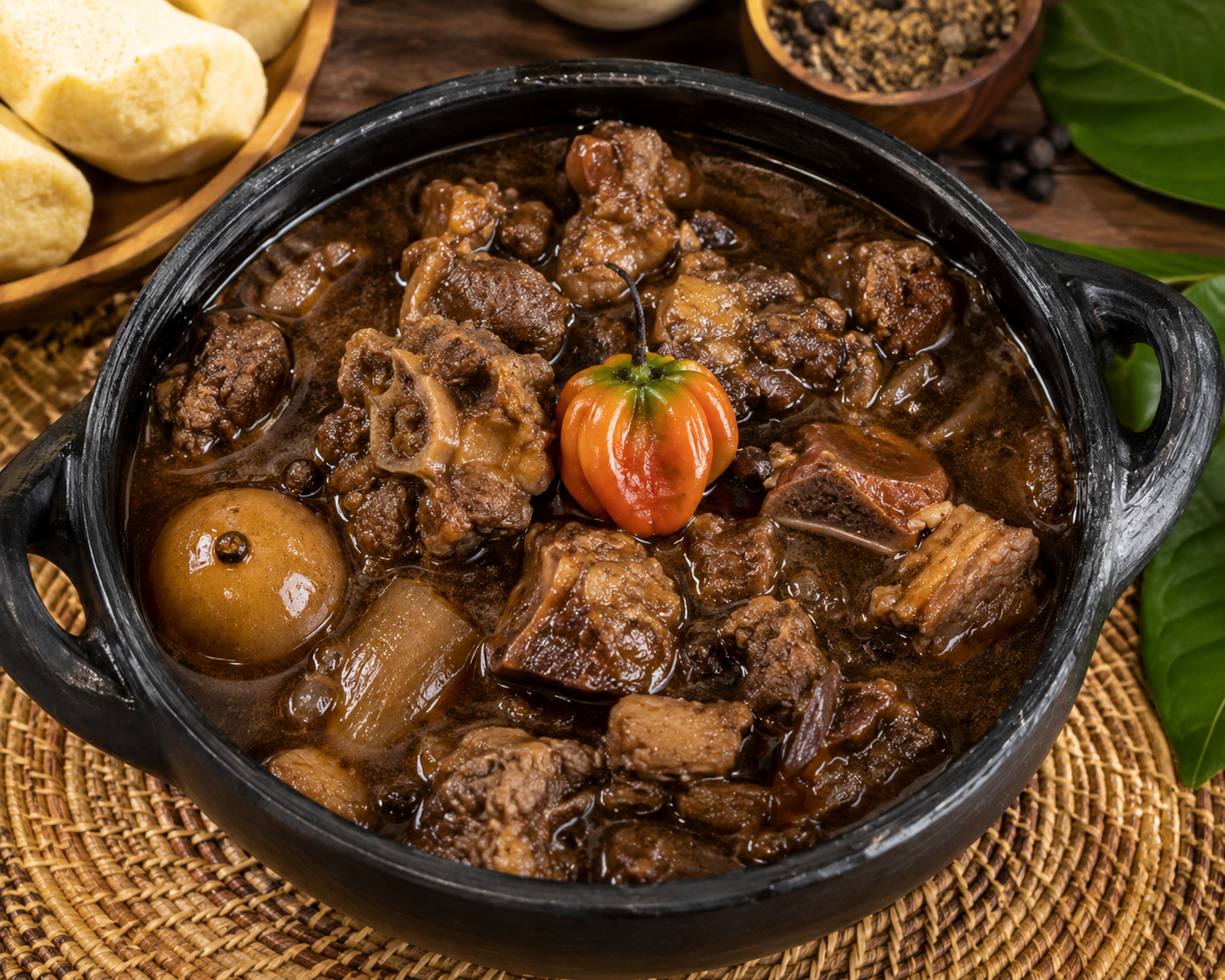 Illustrative image of Guyanese pepperpot (AI-generated)