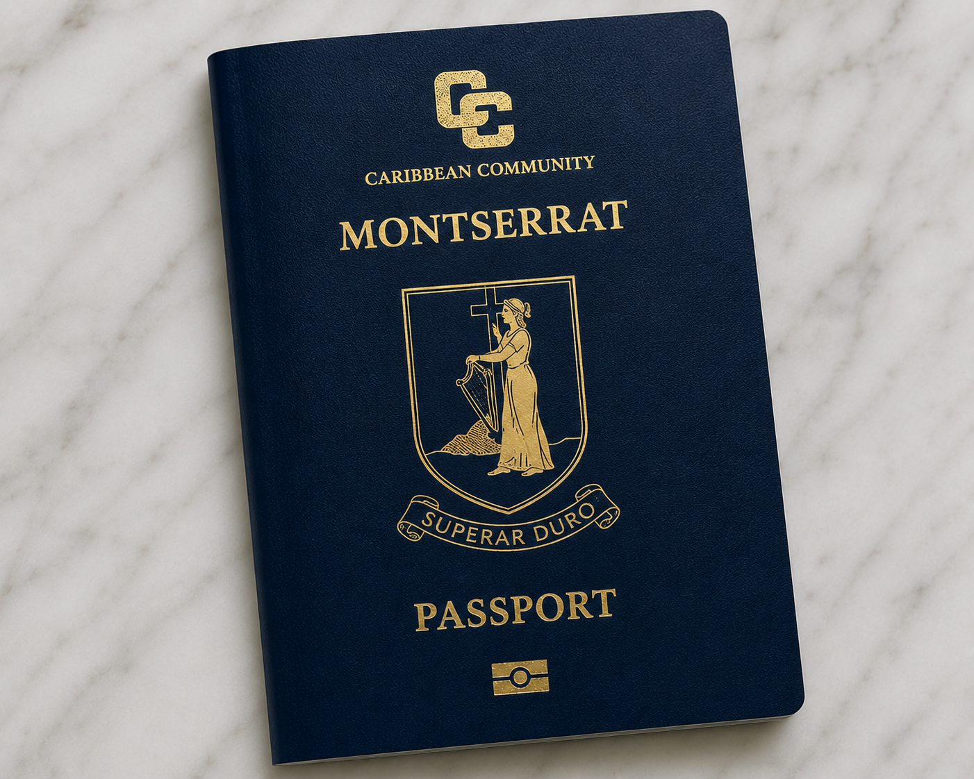 British passport held by Montserratians