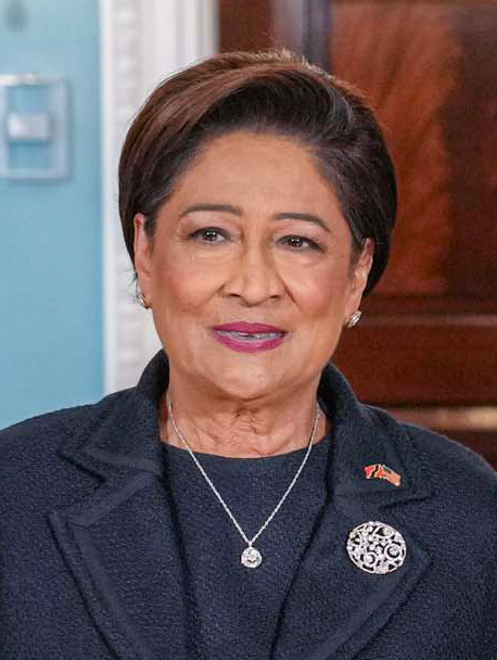 Prime Minister Kamla Persad-Bissessar of Trinidad and Tobago